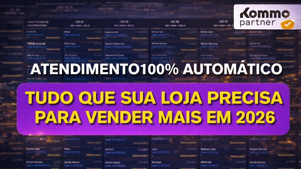 KOMMO CRM É A SOLUÇÃO PARA O SEU FUNIL DE VENDAS