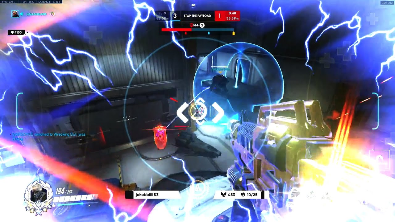 Gale Dominating as Nano Soldier 76 - 39 elims! [ Overwatch Season 28 Top 500 ]