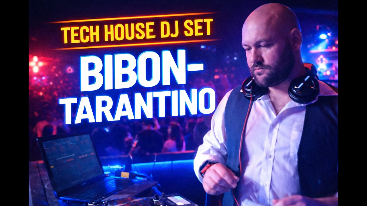 TECH HOUSE DJ SET 🔥 Live at Bar Lune de Bouche | House Party Mix 2026 | Bibon-Tarantino