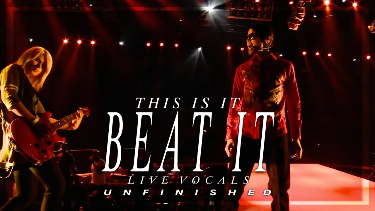 BEAT IT: THIS IS IT Rehearsal |Live Vocals| UNFINISHED! (A.I)