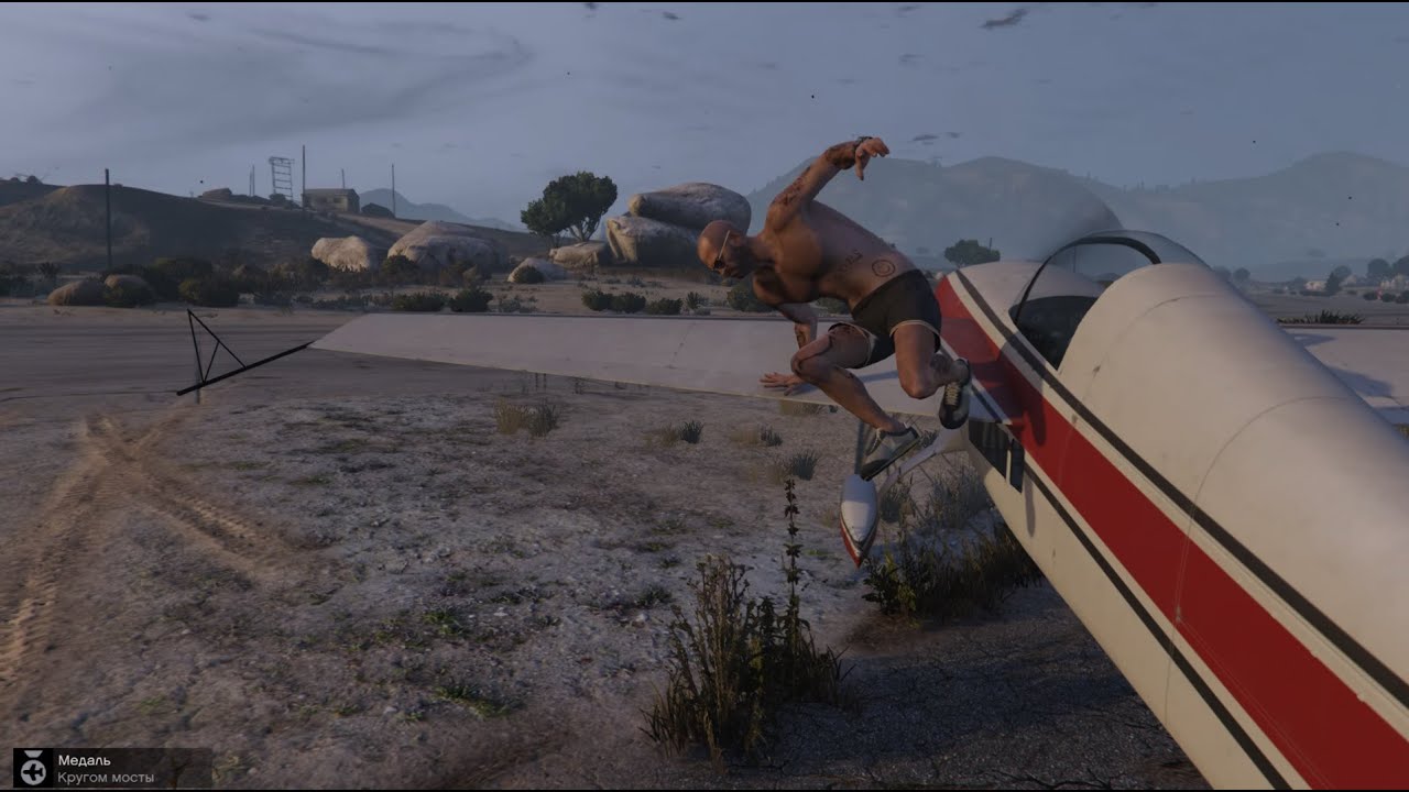 GTA 5. Part 495 - Stunt Plane Time Trials - Bridge Binge - Silver Medal