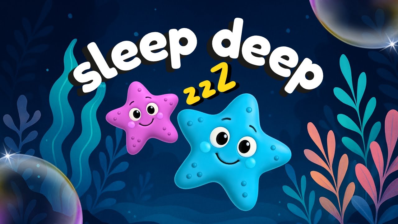 Soothing fishes 🐠 Calming Undersea Animation 🪸 Aquarium 🐟 Baby Lullaby 🌙 Baby Sleep Music
