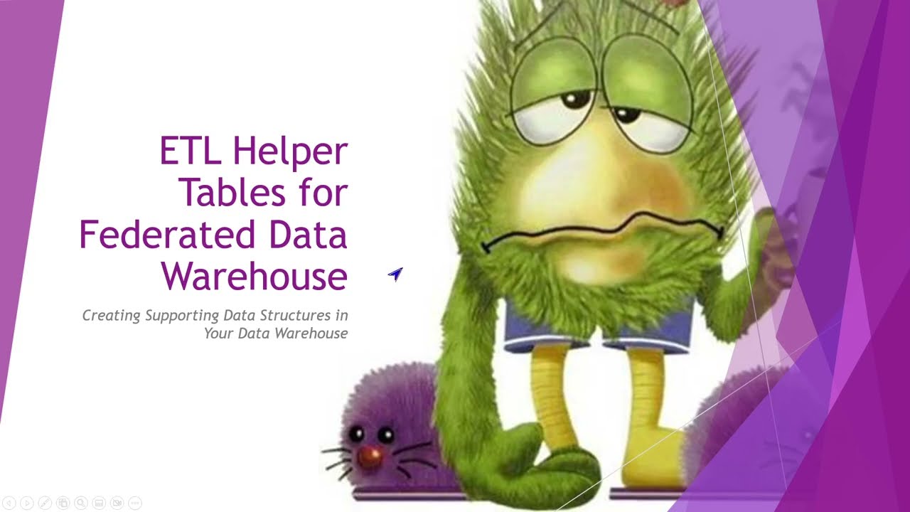 ETL Helper Tables for Federated Data Warehouse