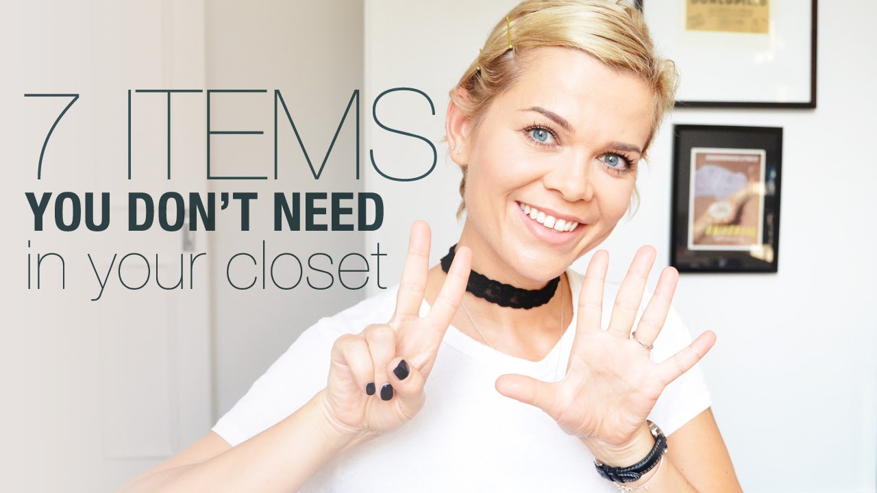 7 items you don't need in your closet - minimalism