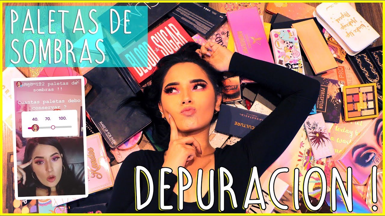 Depuracion De Maquillaje | 122 Paletas De Sombras! | Laura Sanchez