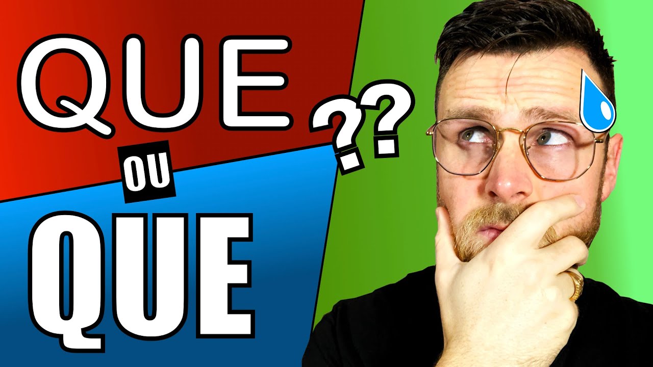 QUE Pronom Relatif & QUE Conjonction de Subordination (ainsi que... tous les autres QUE)