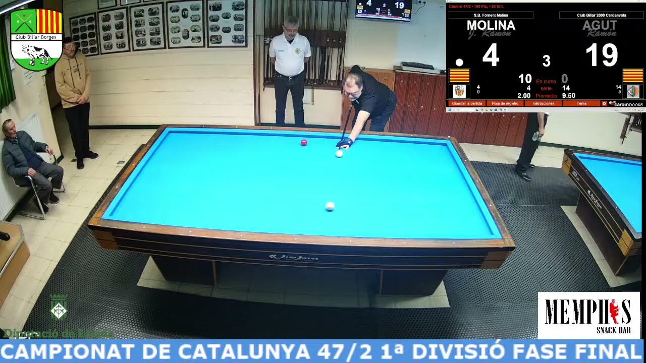 Campionat de Catalunya 47 2 1ª Div  Molina vs Agut 2