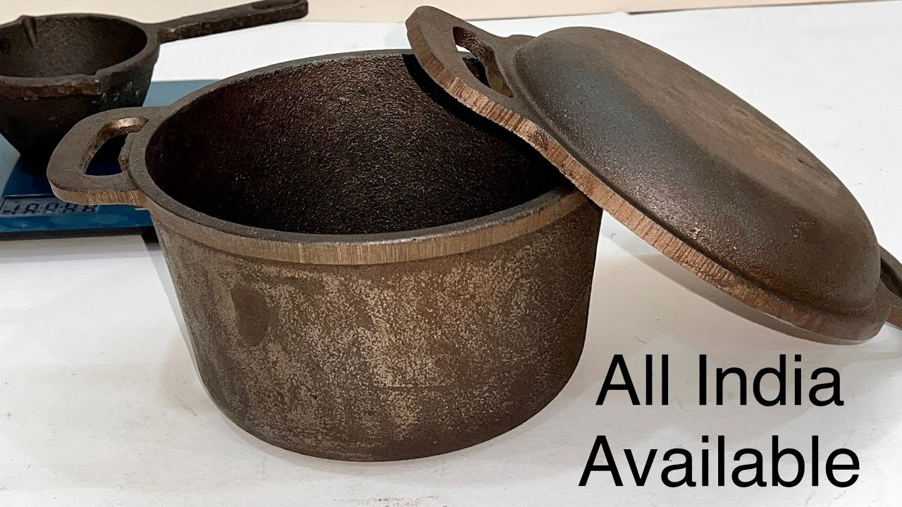 🍲Best CAST IRON DUTCH OVEN/Biryani Handi🎊50+10% VALENTINES DAY SALE💕 INDUSVALLEY Healthy Utensils