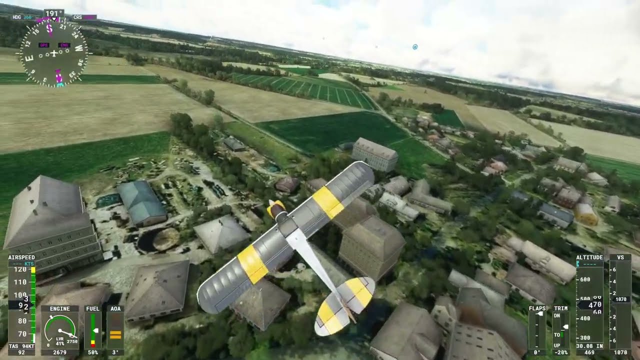 Virtuele rondvlucht over kazerne Seedorf en Zeven