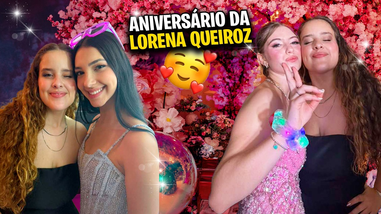 FUI PRO BRASIL PRA FESTA DA LORENA QUEIROZ ❤️