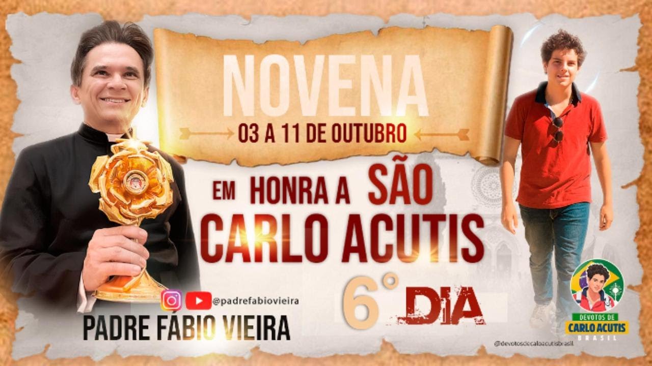 Novena em Honra a São Carlo Acutis l 6º dia da Novena