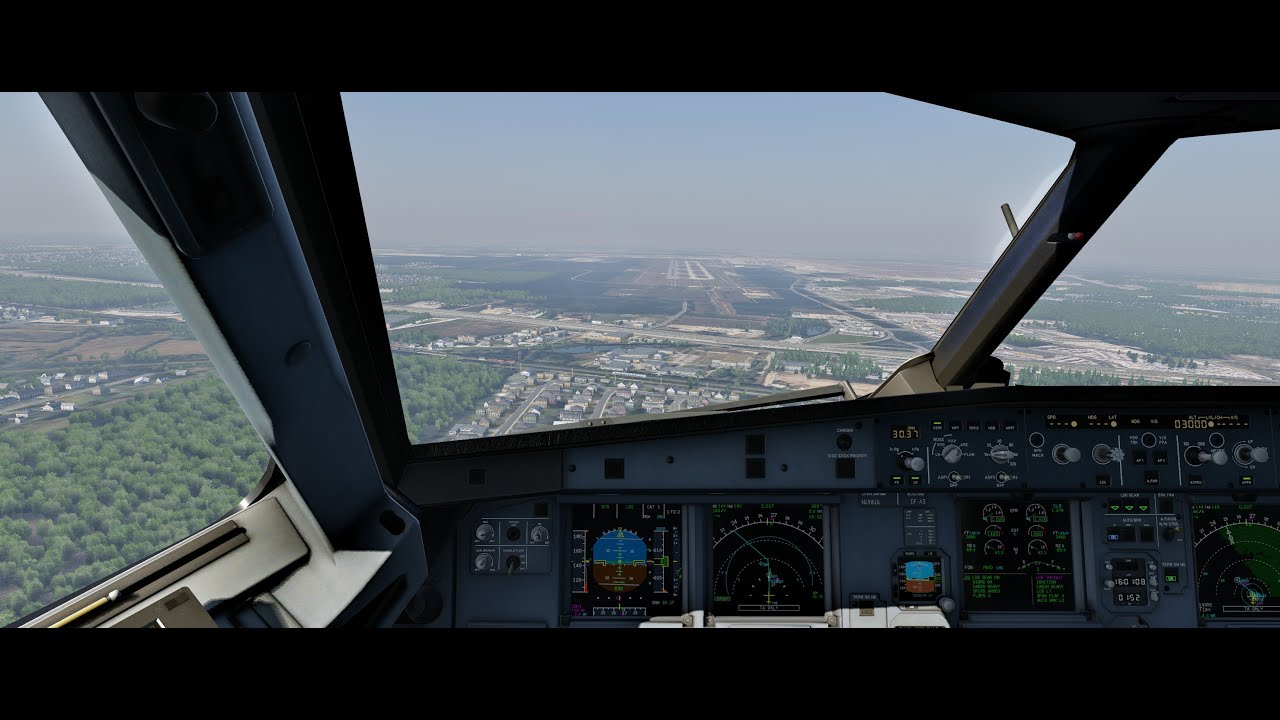 MCI-IAH | A320 | UAL2345 | X-Plane 12