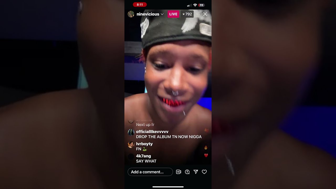 Nine Vicious IG LIVE (6/24/25) Previews “For Nothing” ALBUM