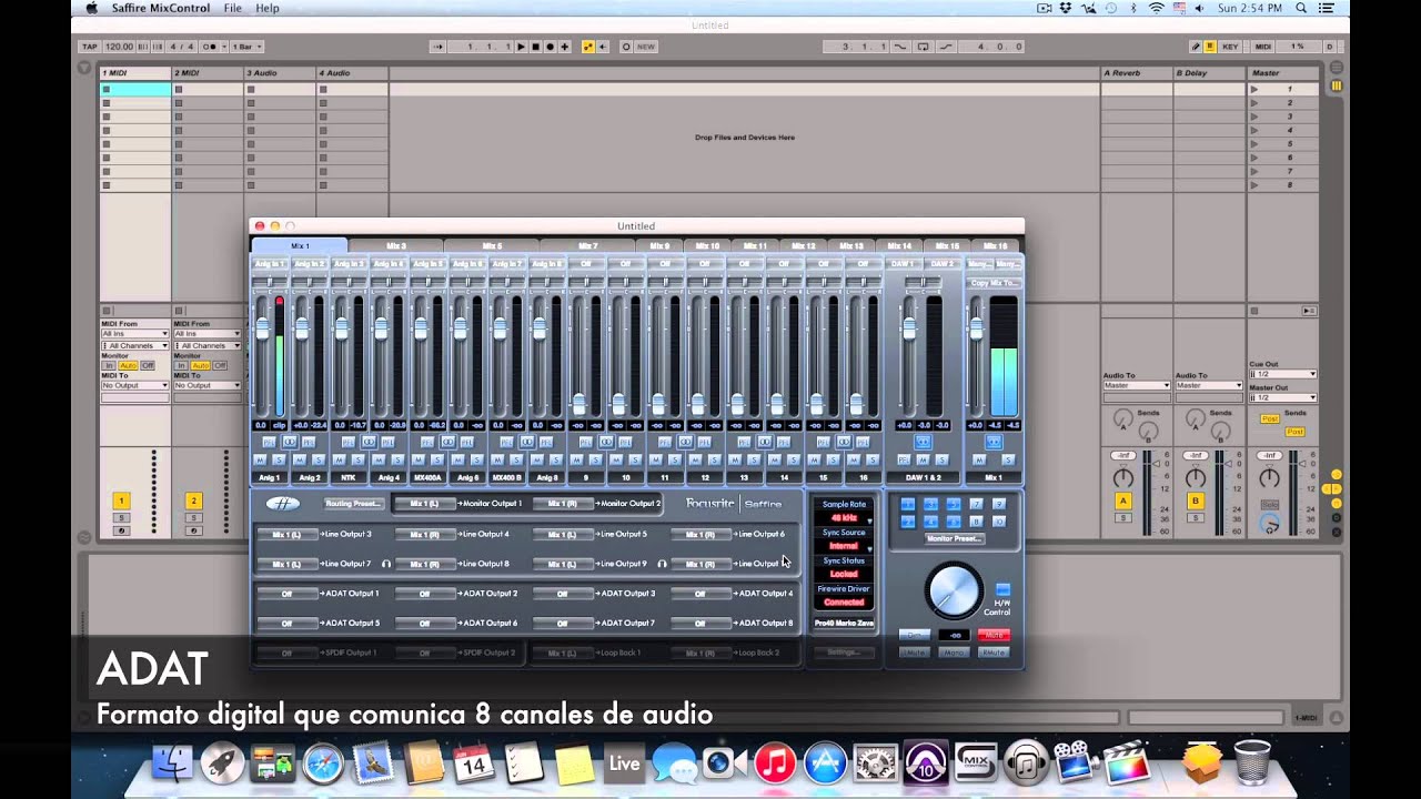 Aleton Live! - Interfaces de audio y grabacion multitrack en vivo