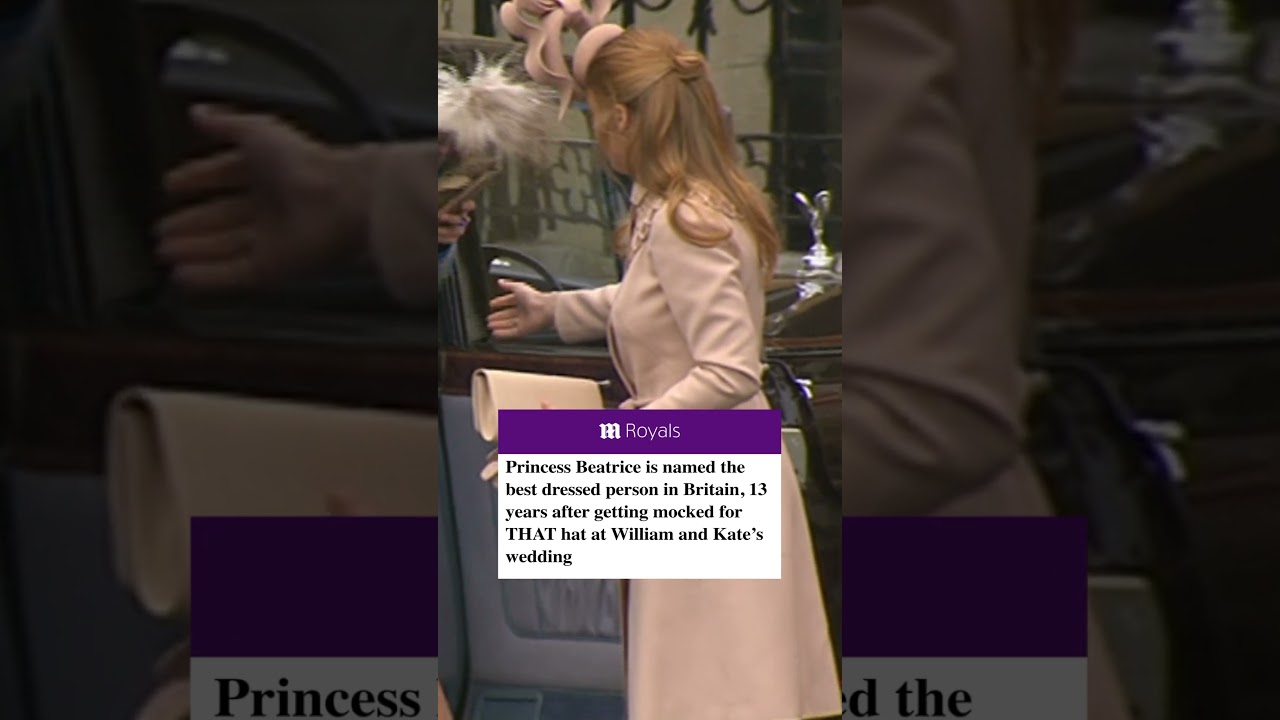 Princess Beatrice is named BEST DRESSED person in Britain, 13 years after THAT hat