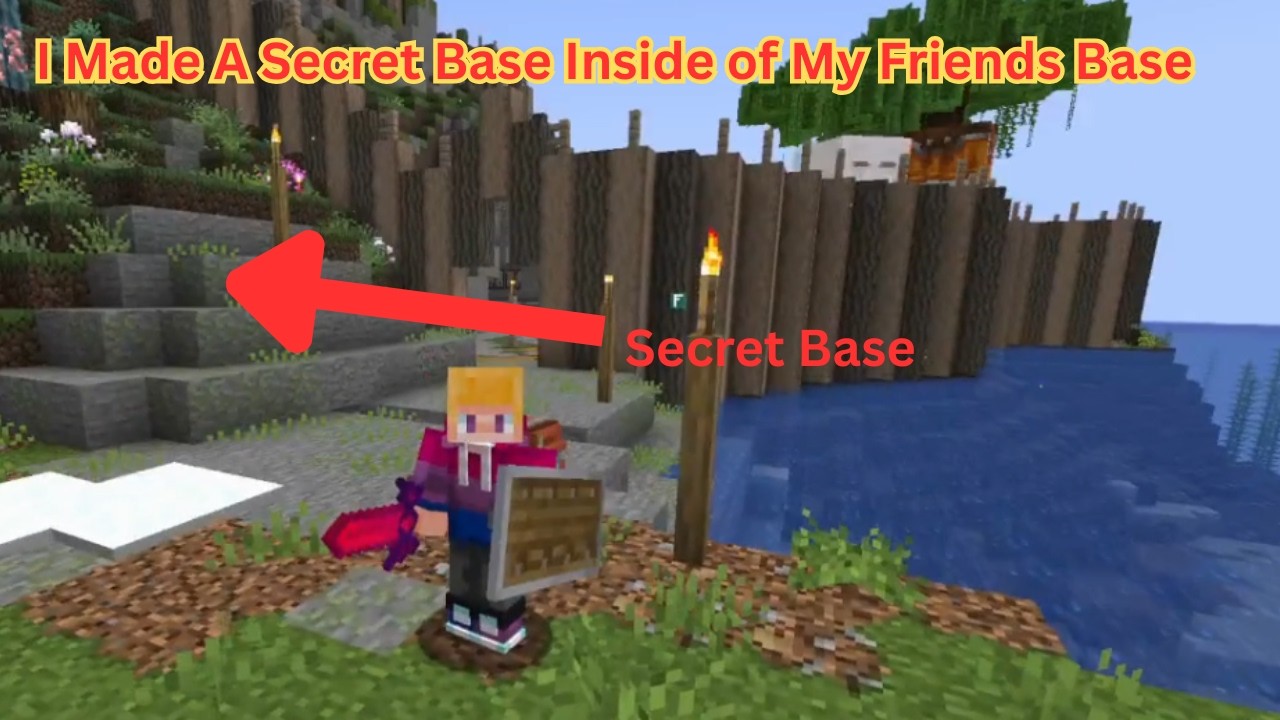 Building a Secret Base Inside of my Friends Base
