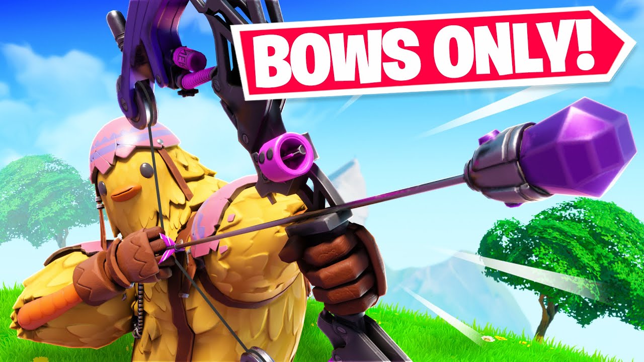 Using the *NEW* Bows ONLY to Win in Season 6! (CRAZY!)