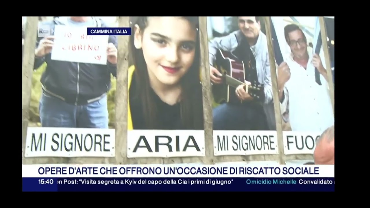 RAINews24 - Cammina Italia: Opere d’arte che offrono un’occasione di riscatto sociale.Antonio Presti