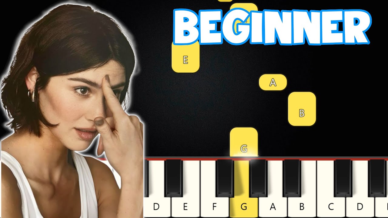That's So True - Gracie Abrams | Beginner Piano Tutorial | Easy Piano