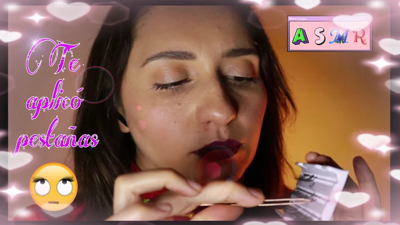 ASMR en español APLICÁNDOTE PESTAÑAS // Gabii ASMR