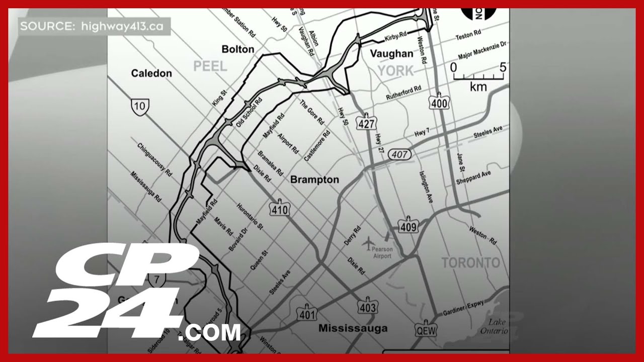 Ontario Premier Ford announces first steps for construction of Highway 413