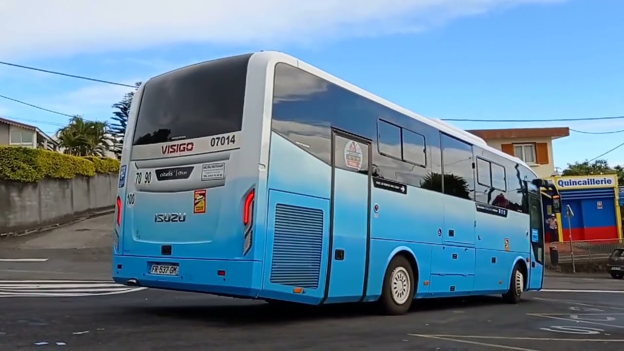 A bord du Isuzu Visigo Hyper | Ligne 24 - réseau Citalis [Emile Moutoussamy]