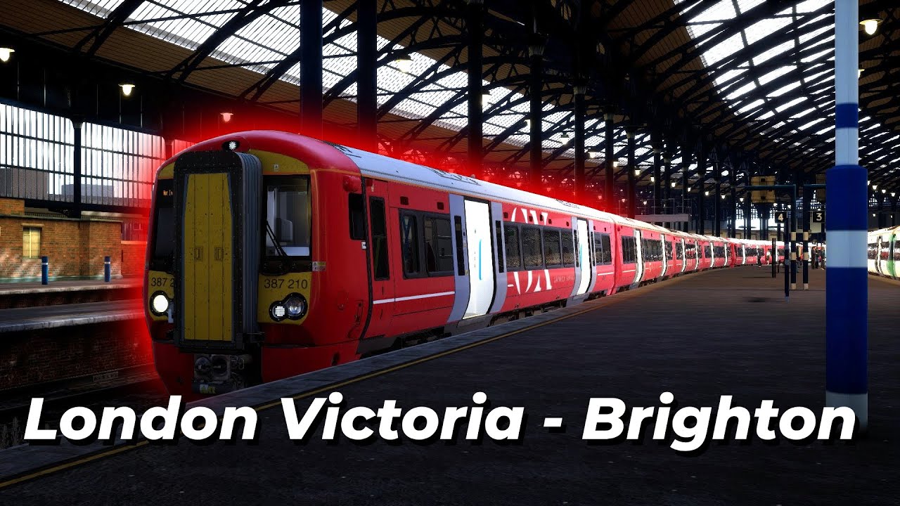 London Victoria - Brighton, Class 387 Gatwick Express, ALL SAFETY SYSTEMS | Train Sim World 6