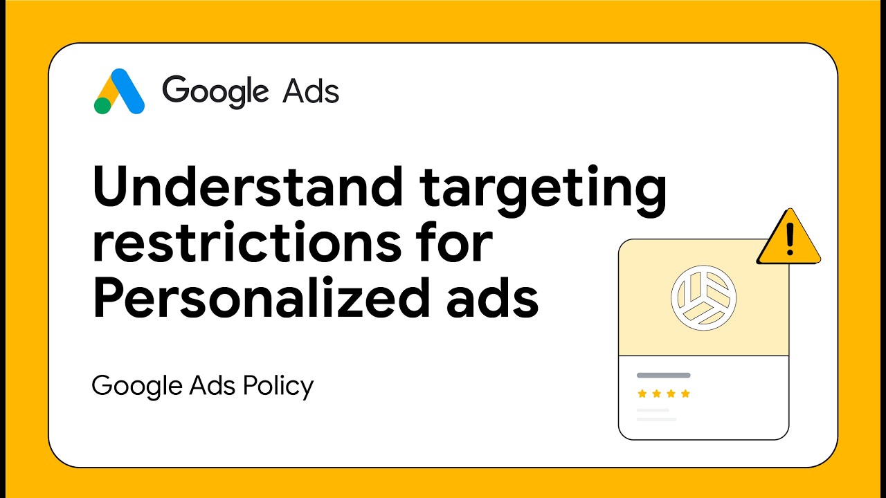 Fix disapproved Google Ads: A guide to Personalized advertising compliance