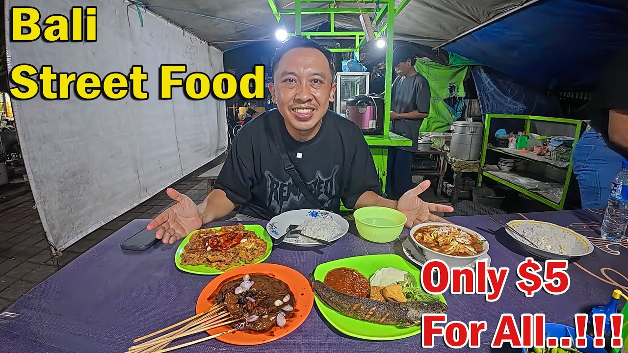 Good And Cheap Dinner In Bali..!! Lets Try Bali Street Food..!!