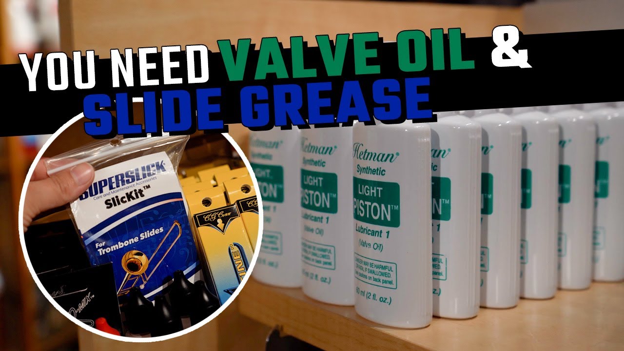 You Need Valve Oil & Slide Grease | Accessory Features | Heid Music