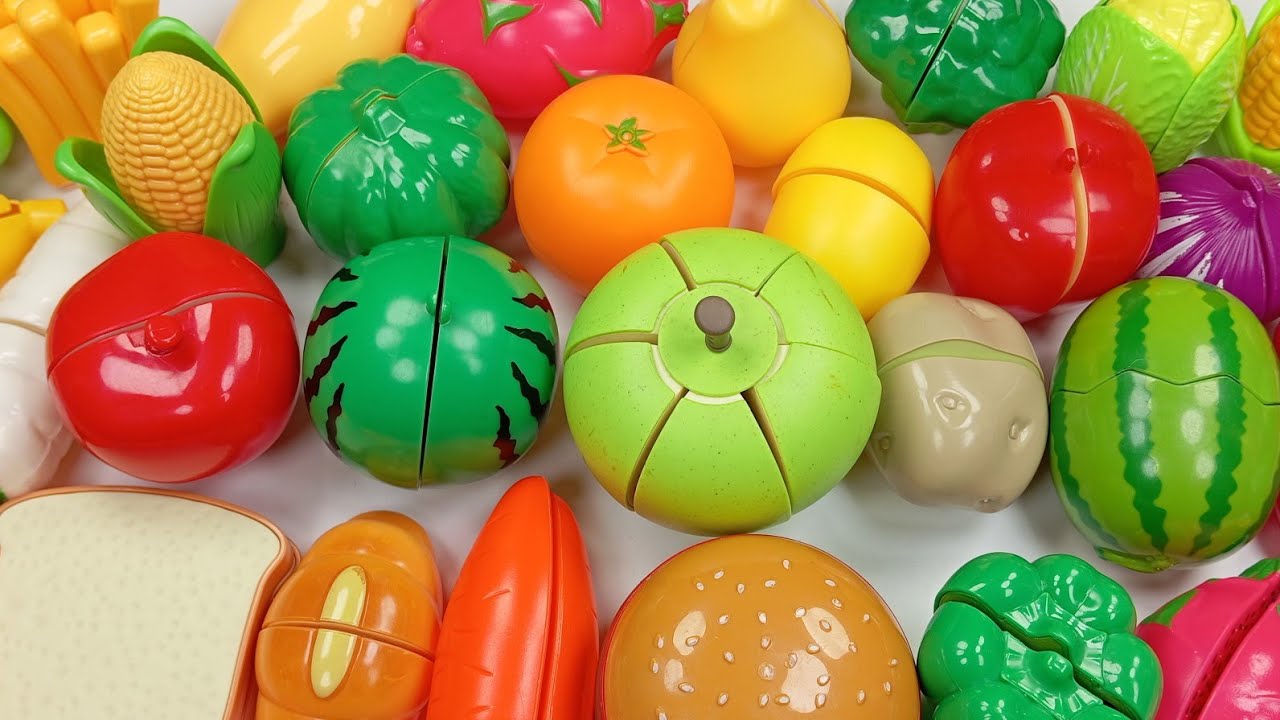 PLASTIC FRUITS & VEGETABLES ASMR | SUPER SATISFYING SOUNDS
