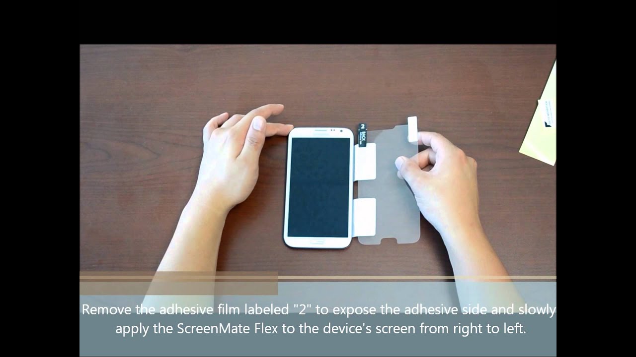 Installation Guide - iloome ScreenMate Flex: Flexible Screen Protector (Galaxy Note 2)