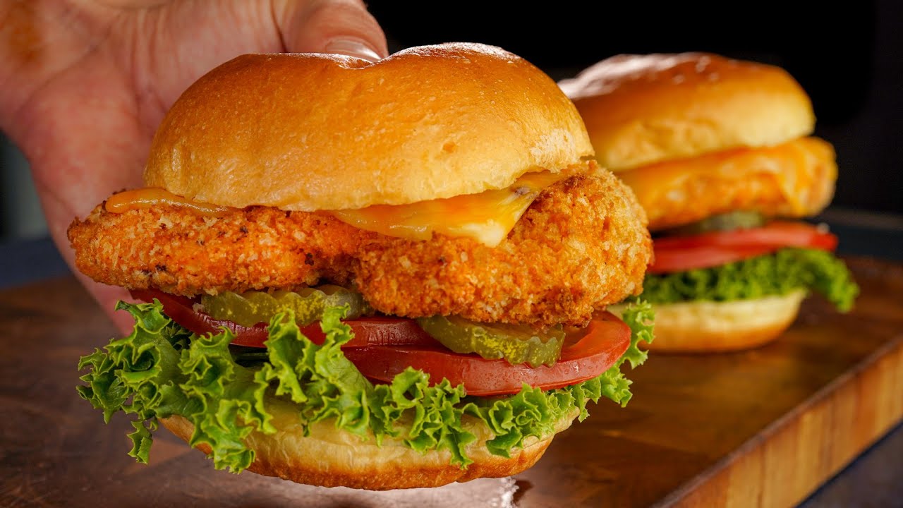 450 Calorie Spicy Chicken Sandwich Recipe!