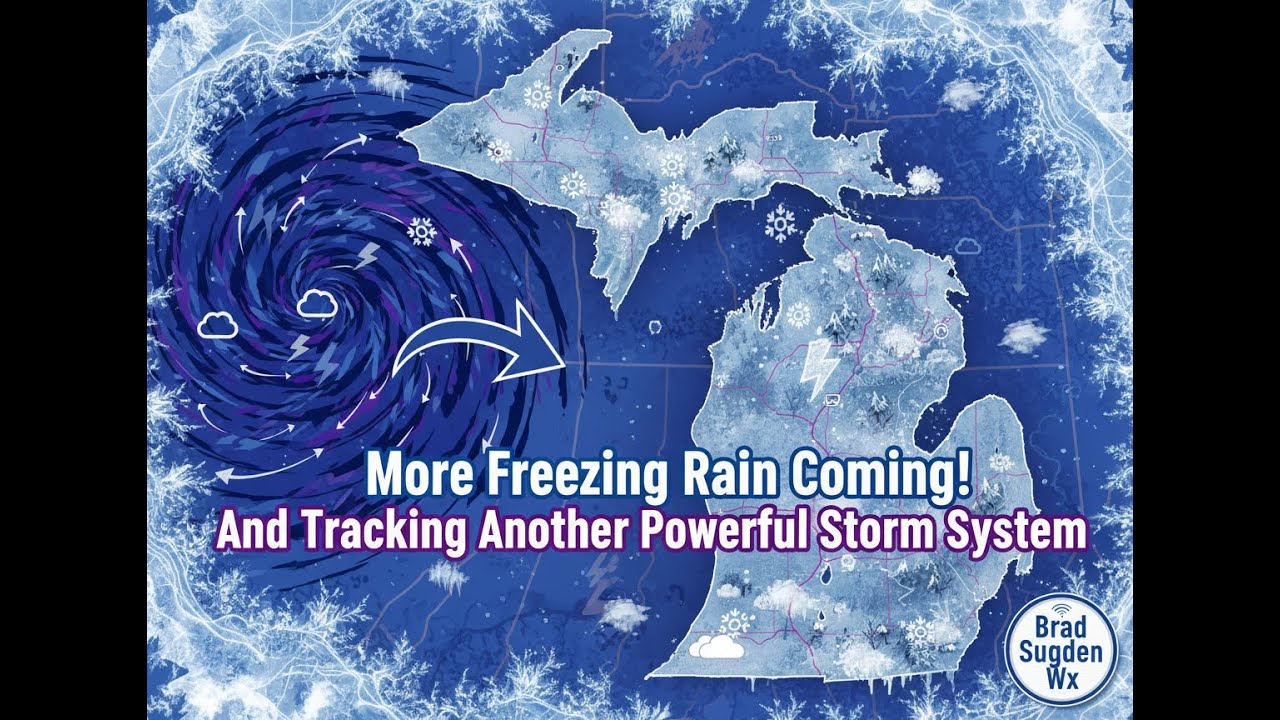 Rain and freezing rain are likely in Michigan once more - Jan 6th