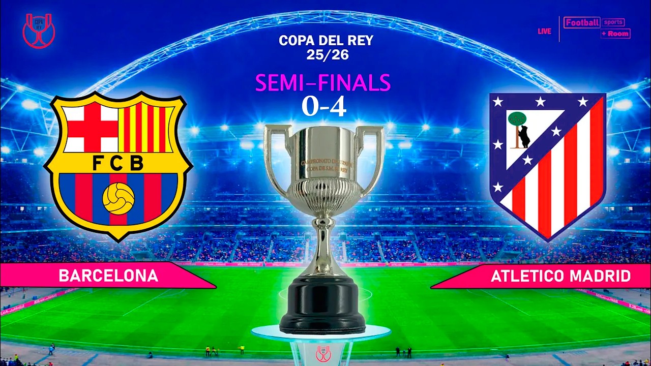 Barcelona vs Atletico Madrid | Copa del Rey - Semi Final || Full Match All Goals | PES 21 Simulation