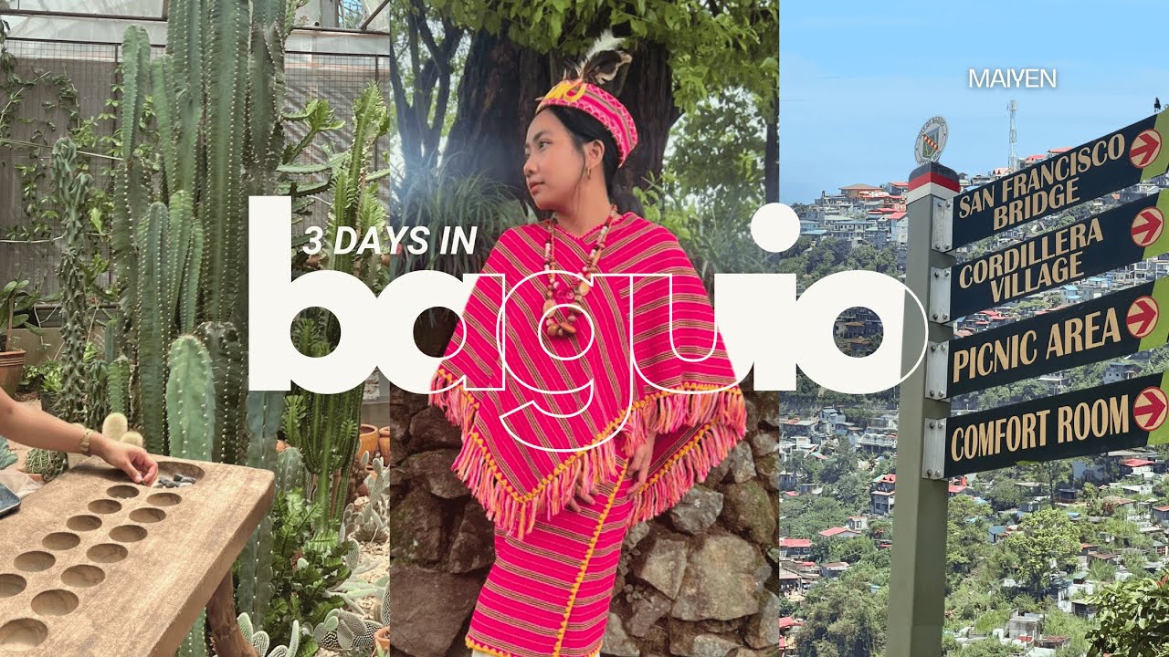 3 DAYS IN BAGUIO 🍓 | Summer capital of the Philippines