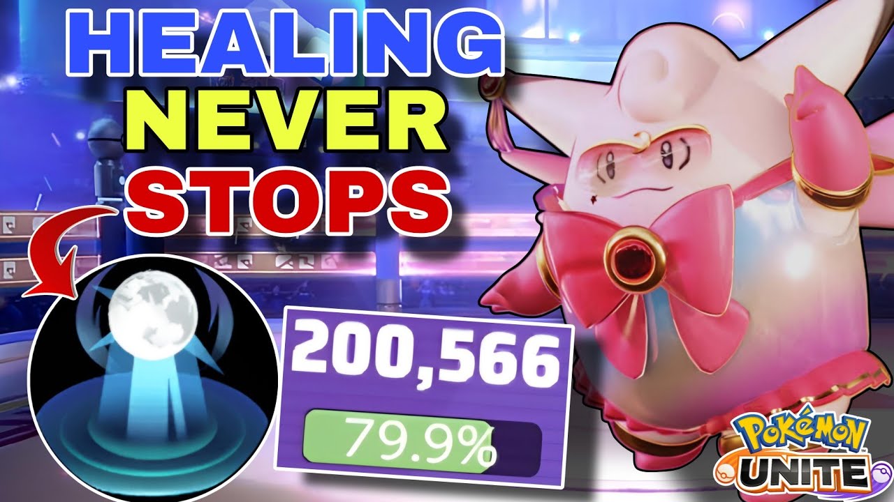 200,000+ Healing! Clefable’s Support Is Actually Off the Charts! | Pokemon Unite
