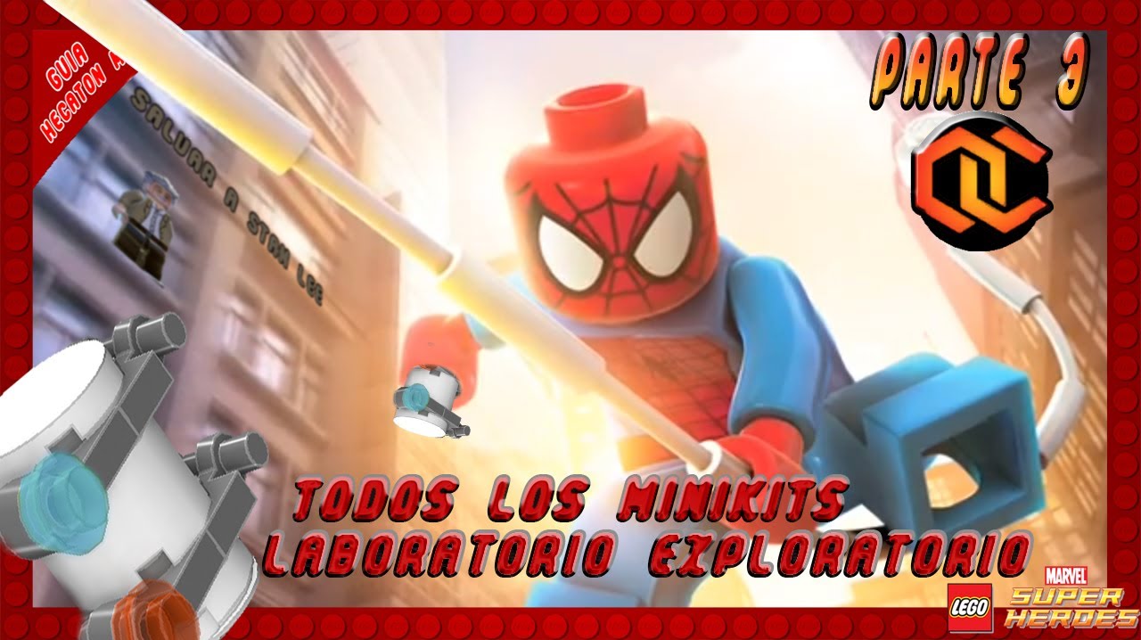 LEGO Marvel Super Heroes Minikits y Stan Lee de Laboratorio Exploratorio