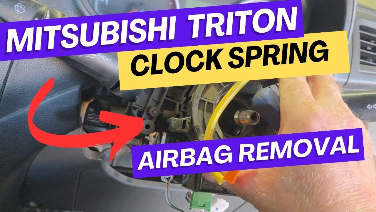 Mitsubishi triton clock spring replacement (Horn not working)