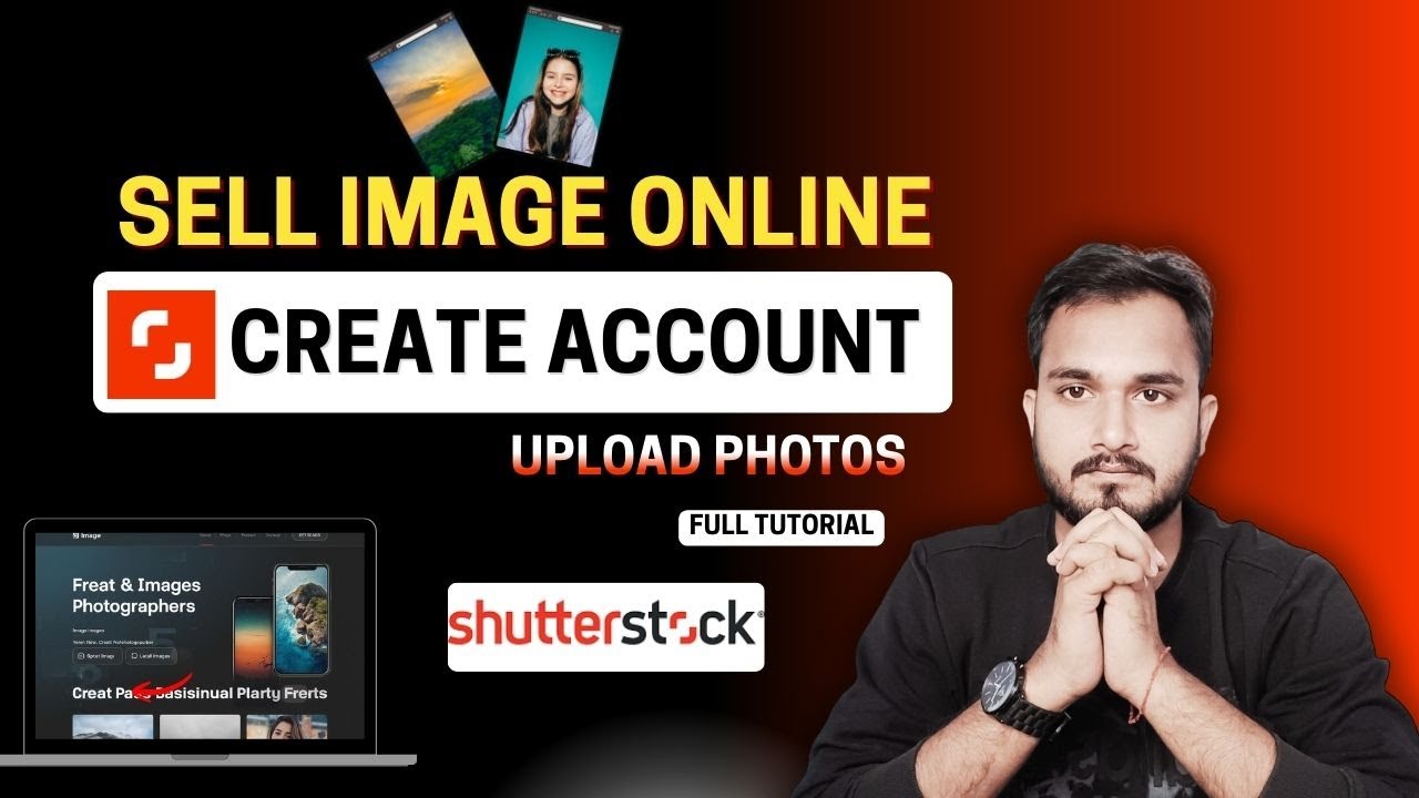 shutterstock tutorial for beginners | shutterstock contributor account create | how to sell images