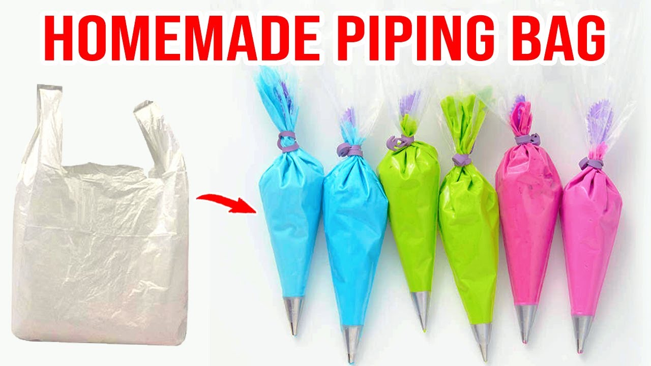 HOMEMADE PIPING BAG  | How to make piping bag at home | வீட்டிலேயே Piping Bag செய்வது எப்படி?