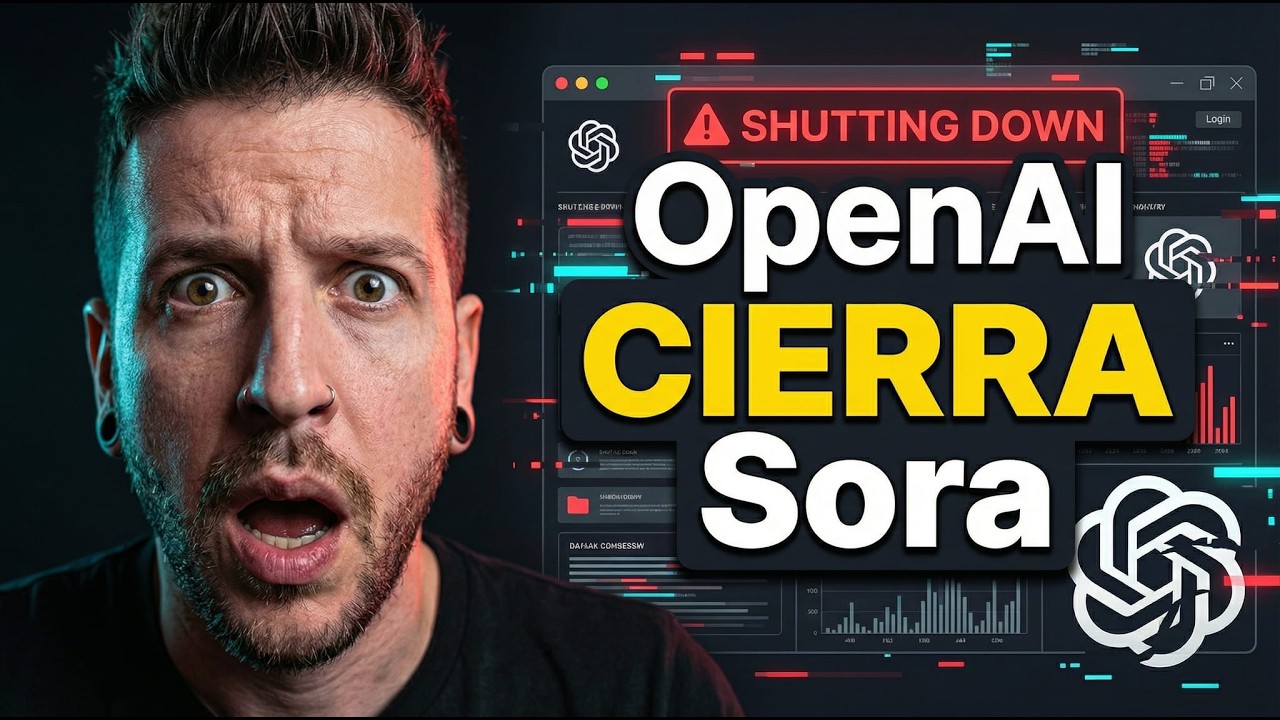 OpenAI Cancela Sora para Apostar por algo Mucho m&aacute;s GRANDE 🚨​ Noticias IA