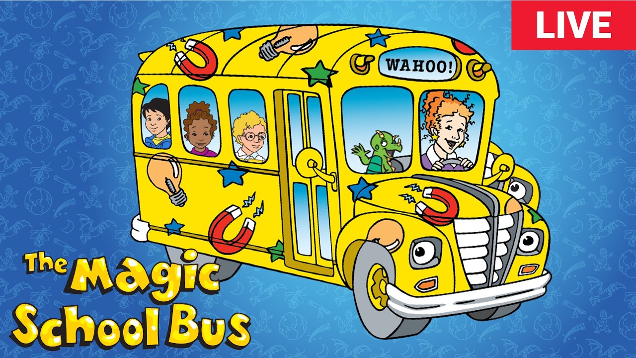 🔴 LIVE 🚌 The Magic School Bus 🚌 Season 1 FULL EPISODES 🦎 Live Stream
