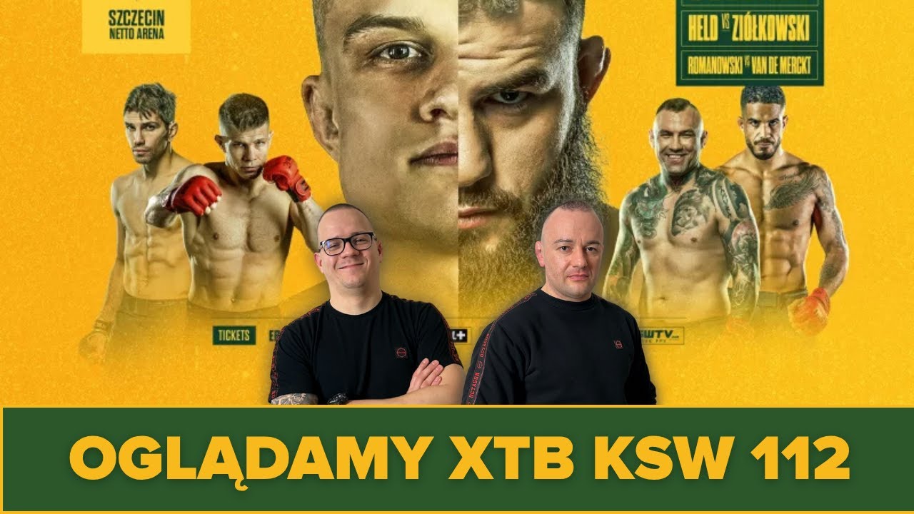 XTB KSW 112: KACZMARCZYK VS SOLDAEV | OGLĄDAMY LIVE