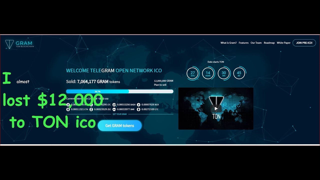 Telegram TON ICO
