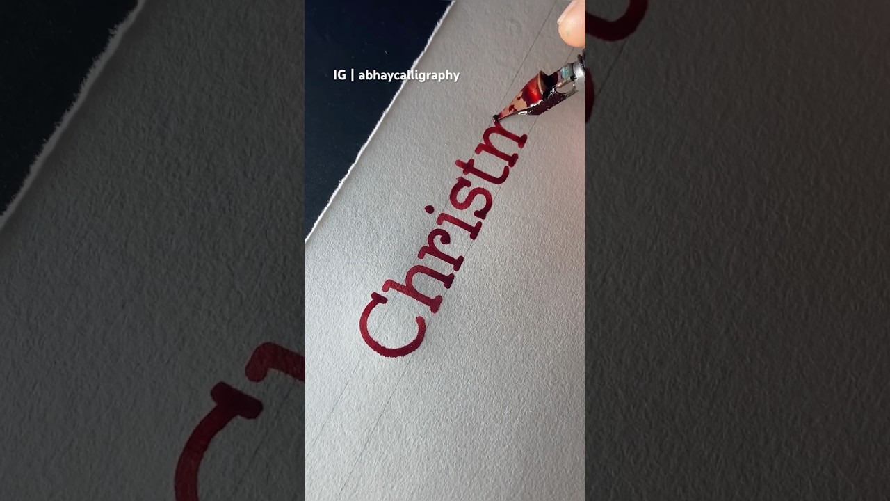 Merry Christmas🎄 #calligraphy