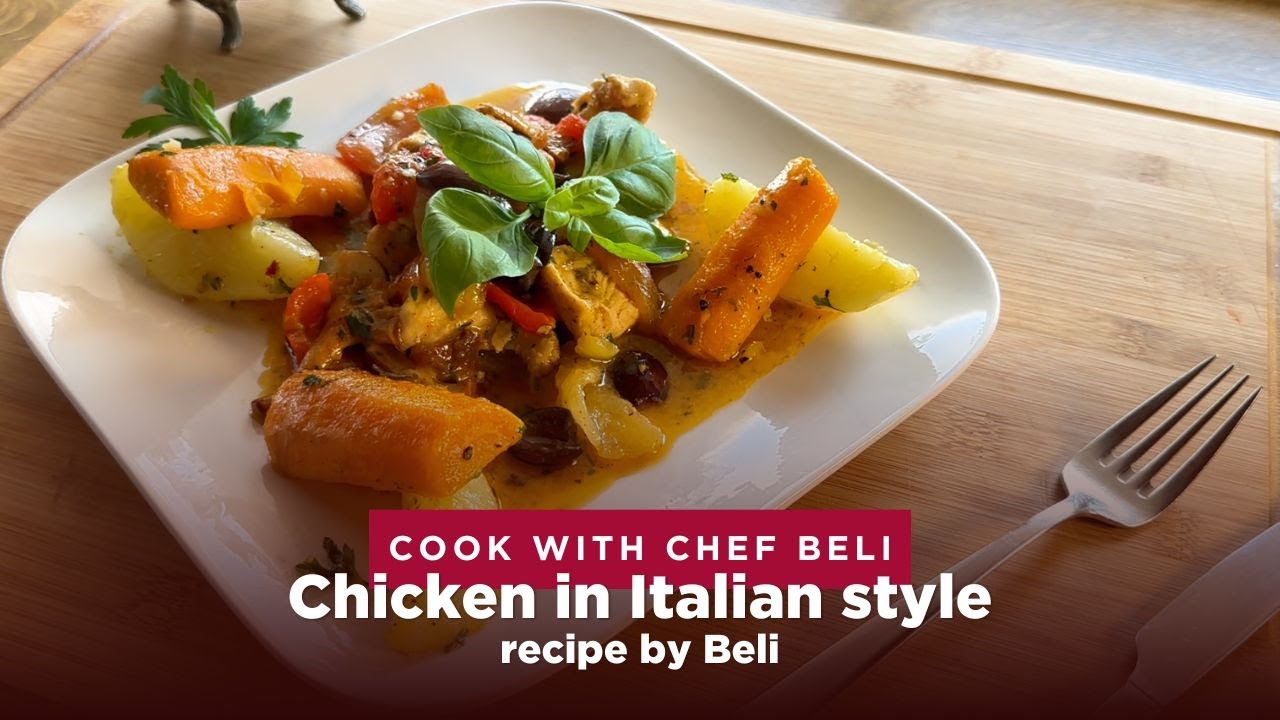 Chicken in Italian style recipe by Beli