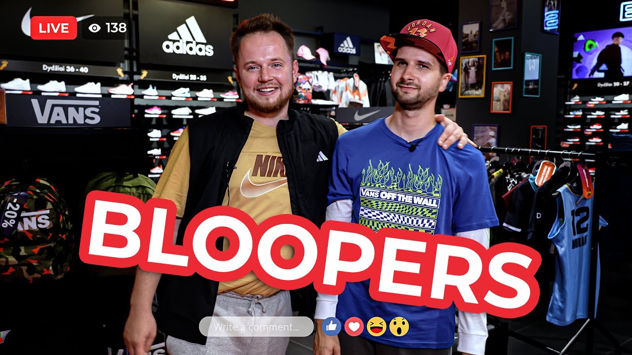 RŪBŲ RŪBELIŲ IŠPARDAVIMO LIVE'AS. BLOOPERS