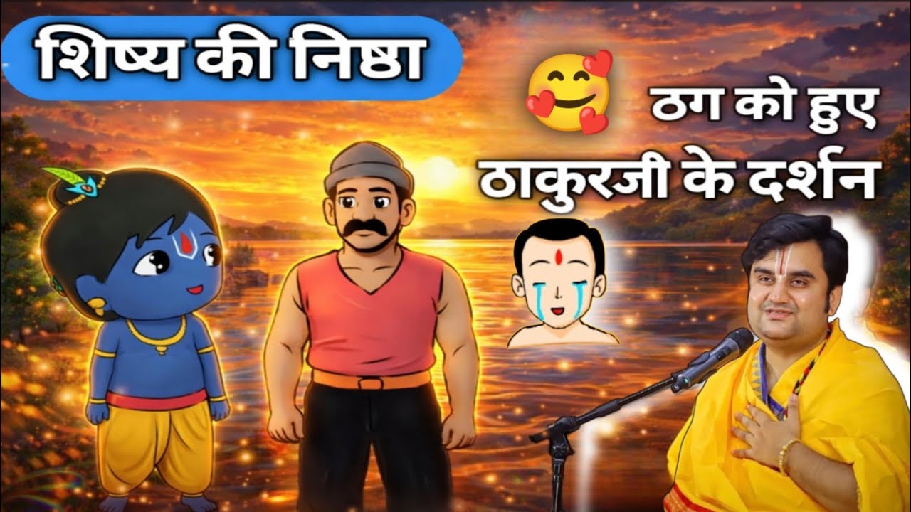 एक ठग को क्यों मिले ठाकुर जी?😱 शिष्य की गुरु-निष्ठा का परिणाम🥰 @BhaktiPath #animation #cartoon #ram 