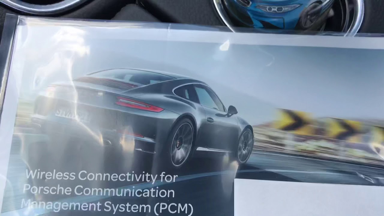 2018 Porsche Panamera Wi-Fi set-up.